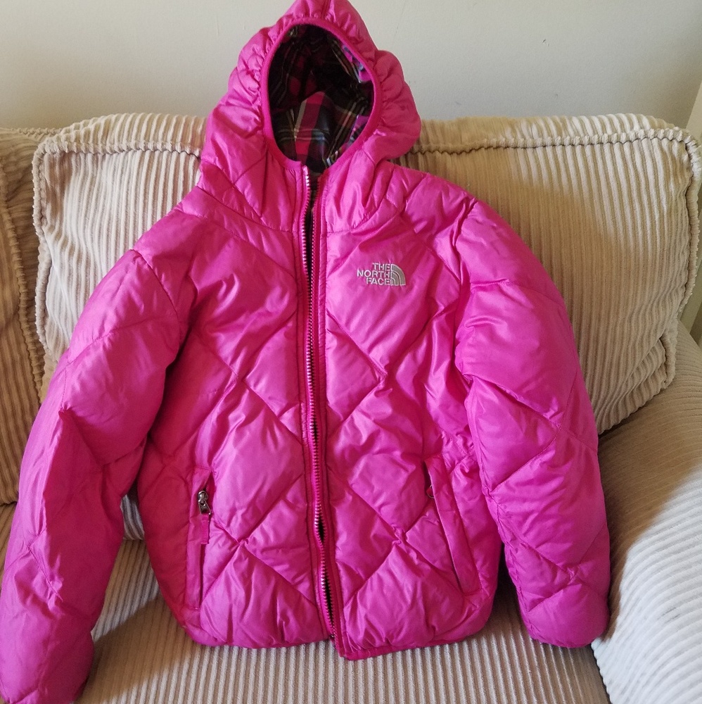 Girls North Face 550 Down Coat
